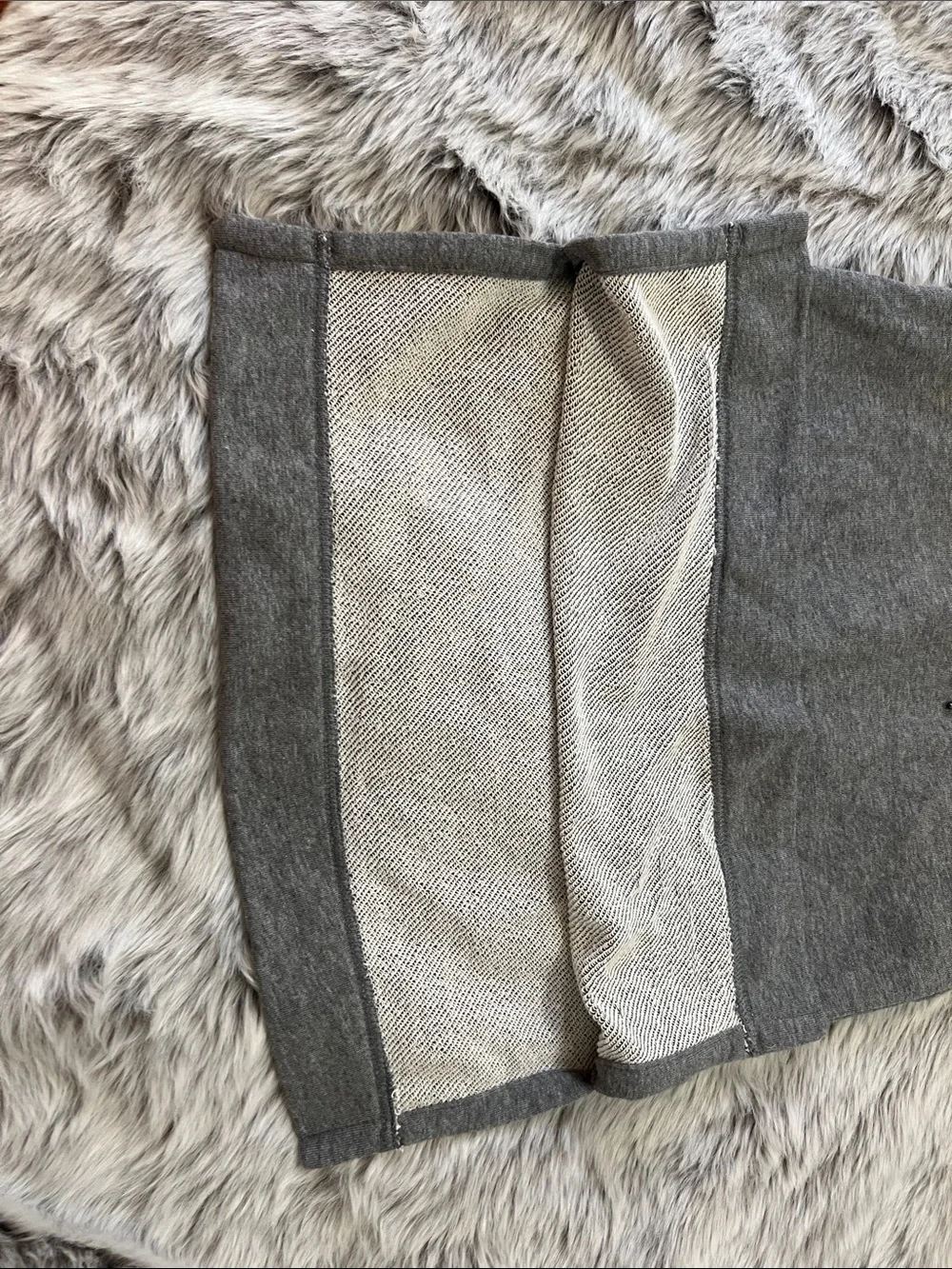 Nike Heather Gray Pencil Sweat Skirt with Drawstring